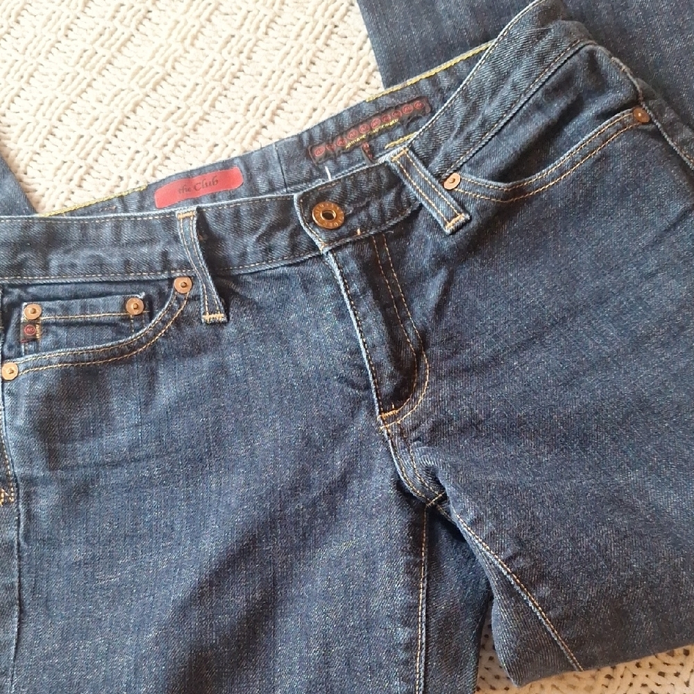 AG Adriano Goldschmied Dark Blue Straight Leg Jeans 26 L NWOT - Picture 6 of 6